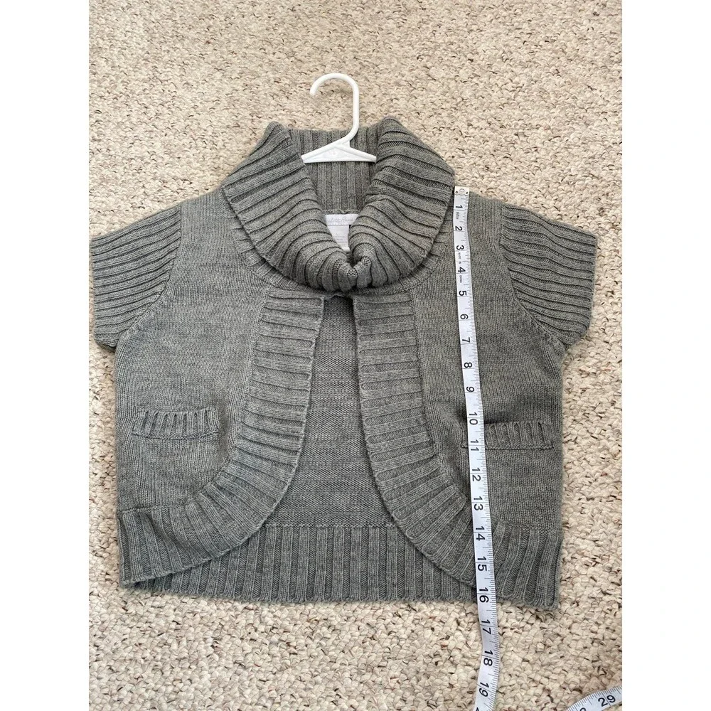 Charlotte Russe 90s Y2k Cableknit Turtleneck Short Sleeve Large Sweater